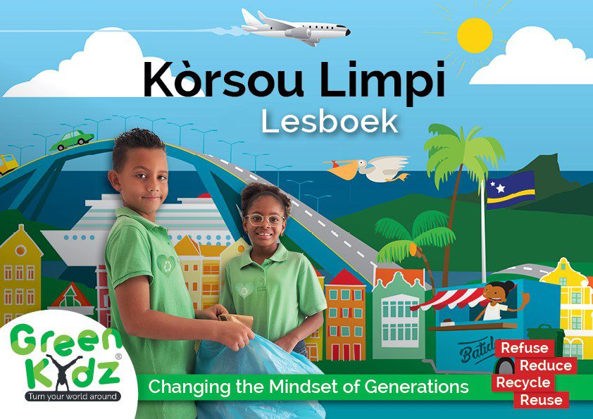 Kòrsou Limpi textbook and activity book