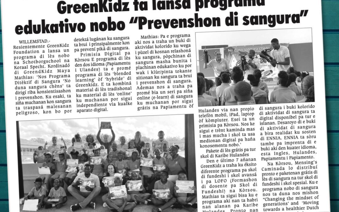 GreenKidz Newspaper Coverage