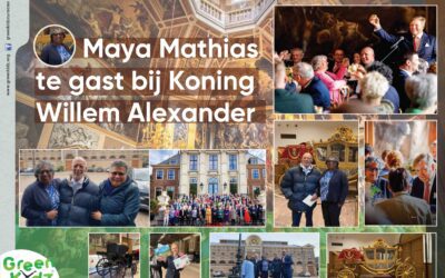 Maya Mathias te gast bij Koning Willem Alexander