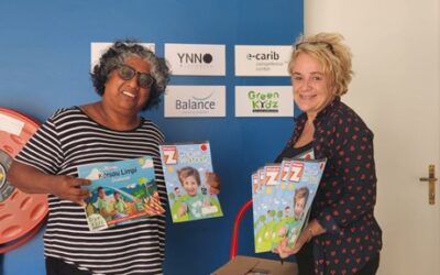 GreenKidz receives 700 books about trash from Biblionef