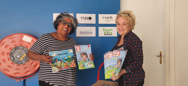 GreenKidz receives 700 books about trash from Biblionef