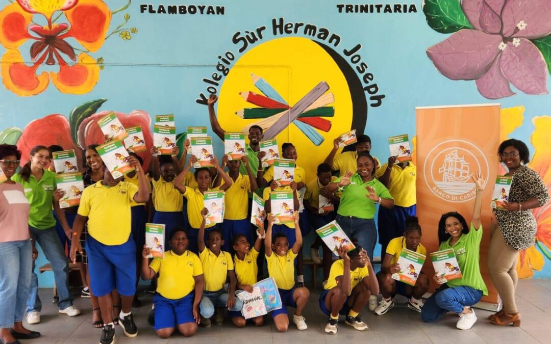 GreenKidz gifts thousand Caribbean Coloring Books to SO schools
