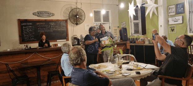 GreenKidz meets minister Silvania at green dinner